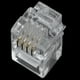 thumbnail image 3 of Conector RJ9 de plástico transparente, 30 unidades, 4P4C, adaptador telefónico, 3 of 8