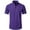 Purple, variant on CHUOU Men's Dress Shirts Solid Short Sleeve Stretch Formal Shirt Business Casual Button Down Shirts