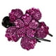 thumbnail image 2 of Pinzas para el pelo con diamantes de imitación para mujer, horquillas para el pelo, pinzas para el pelo para cabello grueso Rosa roja, 2 of 6