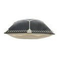thumbnail image 6 of Ox Bay Diamond Square Throw Pillow, 20 in., Black, Counter per Pack 1, 6 of 8