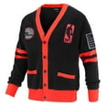 thumbnail image 2 of Unisex FISLL Black Philadelphia 76ers Logoman Shadow Collection Full-Button Cardigan Sweater, 2 of 3