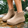 thumbnail image 2 of Women's Short Ankle Rain Boots Waterproof Non Slip PVC Rubber Slip On Garden Shoes, 2 of 6