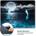 thumbnail image 4 of Mouse Pad, Ocean and Moon Mouse Pad, Square Waterproof Mouse Pad Non-Slip Rubber Base MousePads for Office Laptop, 9.5"x7.9"x0.12" Inch(Ocean and Moon), 4 of 6