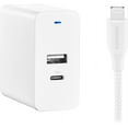 thumbnail image 5 of Insignia USB-C Wall Fast Charger w/30 W 1 USB-C & 1 USB Ports w/ 4' Lightning Cable-White, 5 of 6