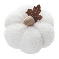 thumbnail image 4 of Decoración de calabaza artificial, decoración de Halloween, exhibición de frutas falsas, decoración de otoño Blanco, 4 of 9