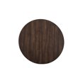 thumbnail image 7 of Benjara Aged Look Round Table In Rubberwood Brown, 7 of 7