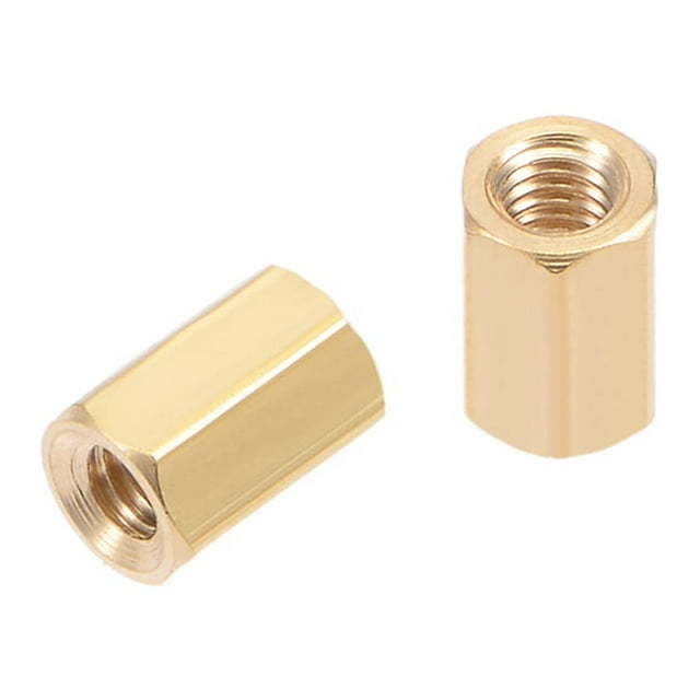 Unique Bargains 40 Pcs Tube Droit en Laiton Filetage Pilier PCb Entretoise Hexagonale M3x5x8mm