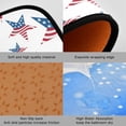 thumbnail image 3 of SKYSONIC USA Flag Stars Kitchen Rugs Set of 2, 4th of July Floor Runner Area Rug Washable Carpet Mat Perfect for Living Room Bedroom Entryway, 3 of 7