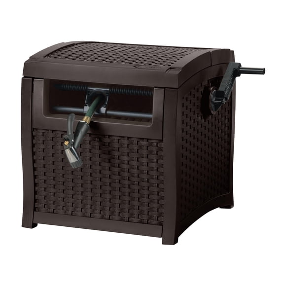 Carrete de manguera Suncast Smart Trak Hose Guide, capacidad de manguera de 225 pies