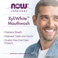 thumbnail image 3 of NOW Xylitol Mouthwash, Cinnafresh, 16-Ounce, 3 of 6