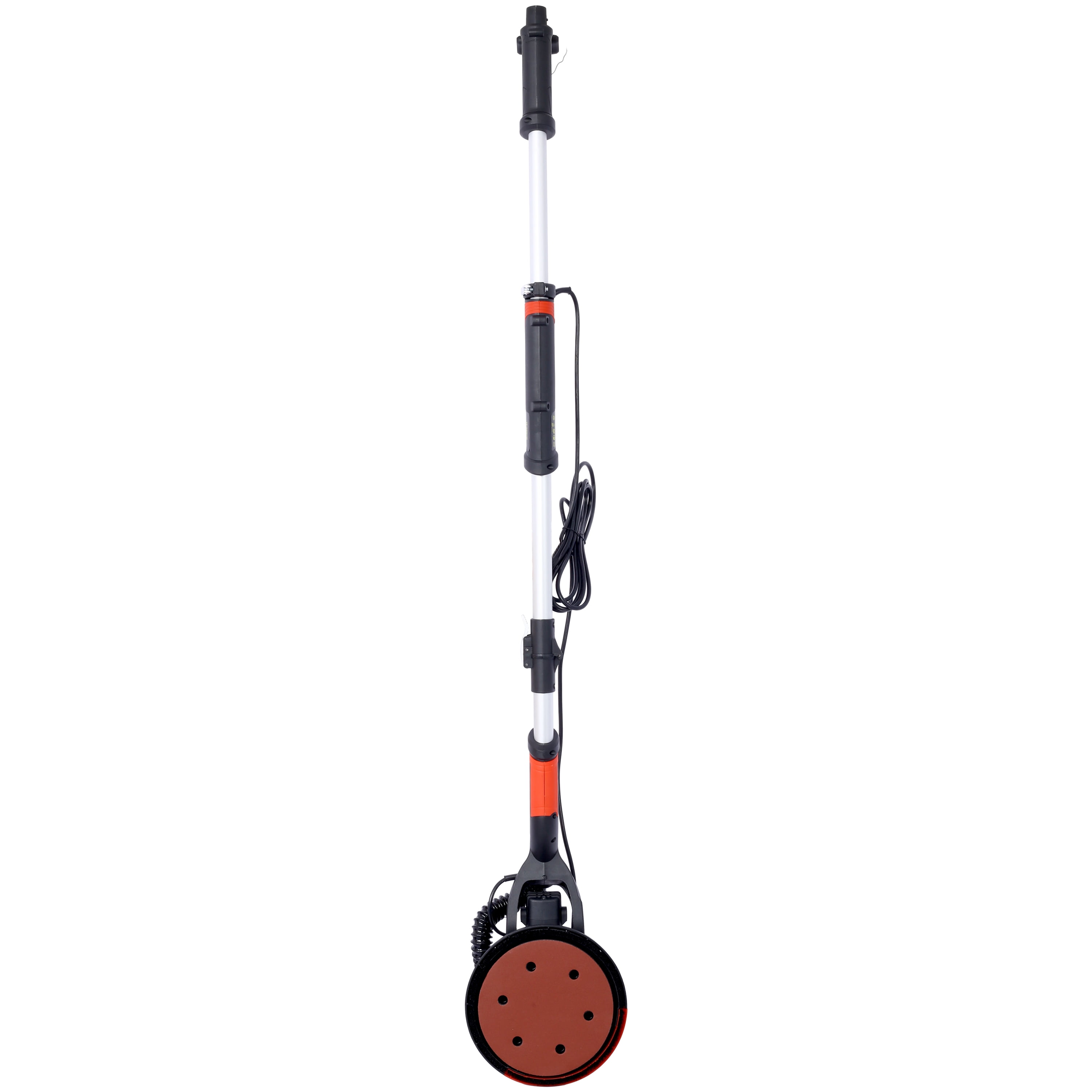 Drywall Sander with Vacuum Attachment, LED Light, Extendable Pole, 360° Rotary Head, Dustless Sanding