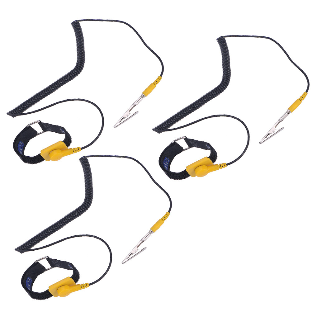 Anti Static Wrist Strap 3 PCS AntiStatic Wrist Straps Adjustable