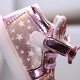 thumbnail image 6 of Modisza Kids Light Up Shoes High Top Trendy Sneakers Girls Tennis Athletic Shoe Cute Bow Rhinestone Walking Sneaker for School Pink 10.5 4-4.5 Years, 6 of 7