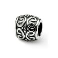 thumbnail image 1 of Reflection Beads QRS167 Perle Bali en Argent Sterling à Volutes et Points - Antique, 1 of 1