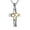 Silver Gold, variant on HZMAN Love Heart Cross Necklace for Men Women Stainless Steel Retro Hollow Intertwined Hearts Love Cross Pendant Necklace Jewelry Gift (Silver)