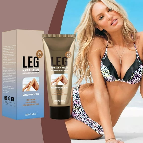 HYLLai Waterproof Leg Beauty Cream – 100g Full-Coverage Concealer for Scars & Veins, Transfer-Resistant