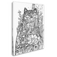 thumbnail image 2 of Trademark Fine Art 'Lotus Cat 2' Canvas Art by Oxana Ziaka, 2 of 3
