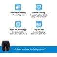 thumbnail image 4 of PowerXL Air Fryer 4 QT Maxx, Special Edition 2022, Extra Hot Air Fry, Cook, Crisp, Broil, Roast, Bake, High Gloss Finish, Black (4 Quart), 4 of 6