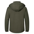 thumbnail image 3 of Tyhengta Men's Waterproof Ski Jackets Winter Coats Snow Jacket Adjustable Fleece Windbreaker Windproof Outdoor RainJackets Army Green M, 3 of 8