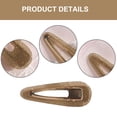 thumbnail image 3 of Pinzas para el cabello con hojas de ácido acético, pinzas para el cabello huecas con diseño geométrico, lindos accesorios para el cabello para mujeres y niñas, doradas, 3 of 5
