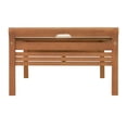thumbnail image 4 of Alaterre Furniture Stamford Eucalyptus Wood Outdoor Bench and Coffee Table, Natural, 4 of 15