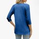 thumbnail image 5 of Ailaofu Summer Tops for Women 3/4 Length Sleeve Womens Trendy Clothes Woman Casual Basic Tees Shirts, 5 of 6