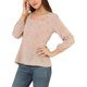 thumbnail image 1 of Blusa Allegra K Cintura Con Cinturón Estampado Floral Cuello Cuadrado Albaricoque XL, 1 of 6