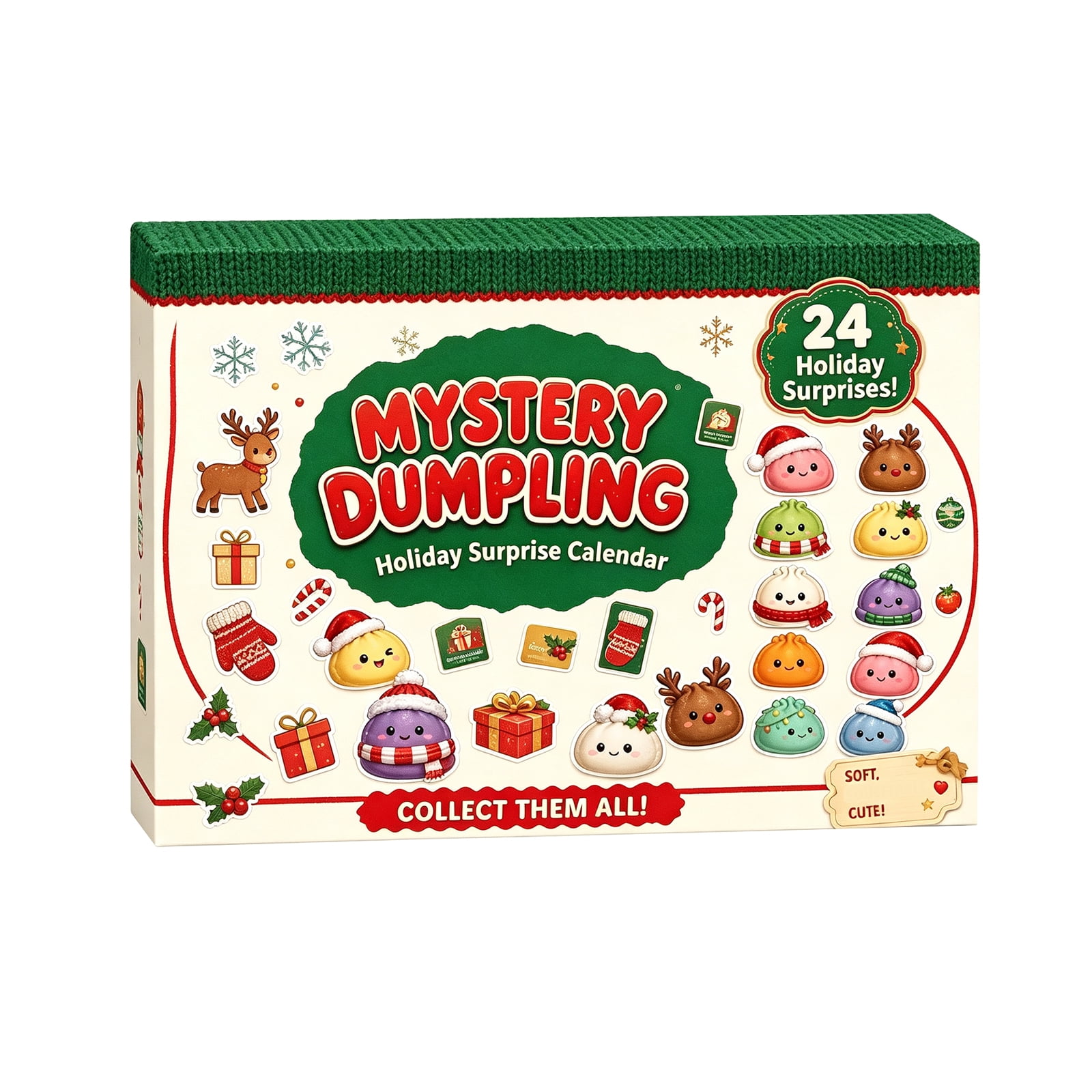Mystery Dumpling Advent Countdown Calendar, 2026 New Squashing Bun