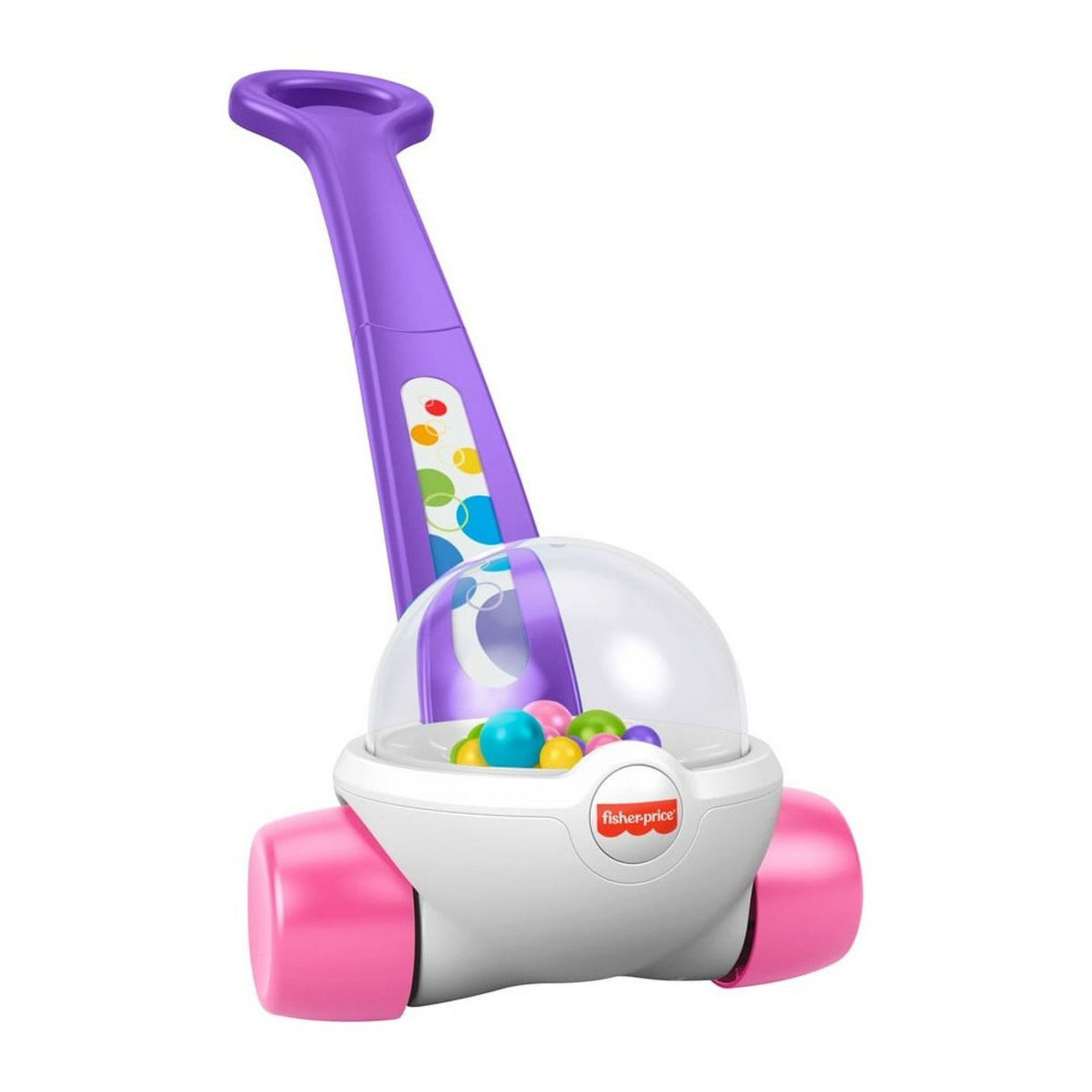 Fisher-Price Corn Popper 2-Piece Handle Push Toy, Purple Walmart Exclusive