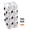Transparent, variant on 8-Pack Plastic Stackable Storage Bins 10.9"x5.5"x5.1", Black, PP Material, Front-Open Design, Label Stickers, for Closet Garage Office