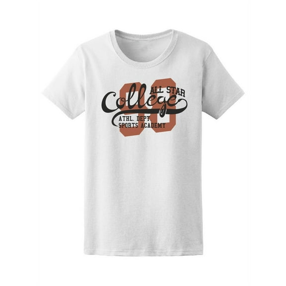 All Star College Athl. Dept Tee Women's -Image by Shutterstock