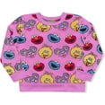 thumbnail image 2 of Sesame Street Sweater and Jogger Pant Set for Girls, Comfy Active Wear for Kids, 2 of 5