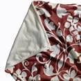 thumbnail image 2 of Simply Daisy Evelyn Fleece Throw Blanket, Ligonberry Red, Oversized Throw, 2 of 4