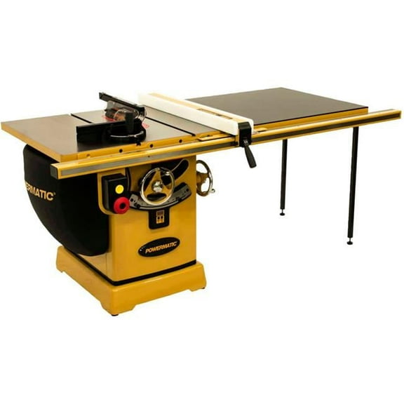 5 HP, 3 Phase 230 & 460V Powermatic 2000B Table Saw with 50 in. Rip & Accu-Fence
