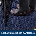 thumbnail image 4 of Buganda Heavy Duty Door mat, 24"x36" Low Profile Rubber Doormat, Non-Slip Outdoor & Indoor Entrance Rug, All-Weather Dirt Trapper, Navy Blue, 4 of 8
