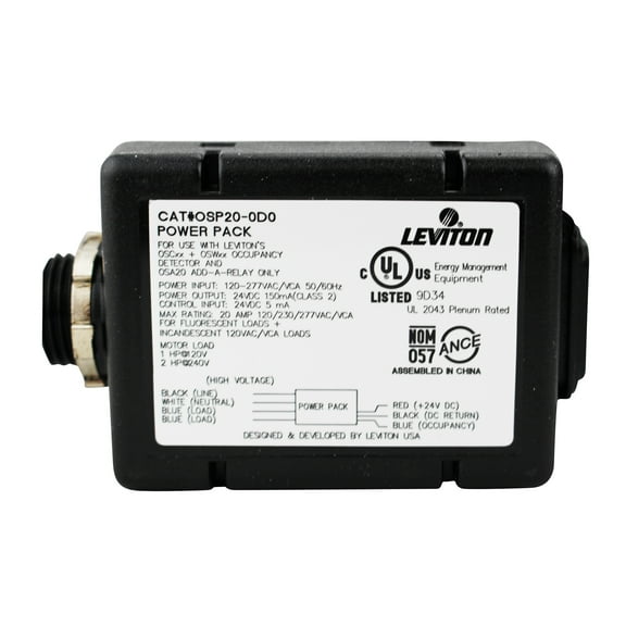 Leviton OSP20-0D0 Occupancy Sensor Power Pack Ceiling Sensors 120/277 VAC