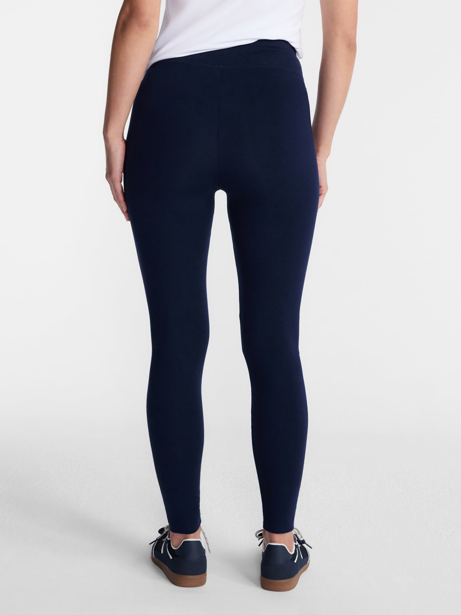 Time and Tru Women's Ankle Length Knit Leggings, 27" Inseam, XS-XXXL