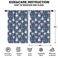 thumbnail image 2 of Blackout Kids Curtains,Dark Blue Ballerina Flower Pattern Childrens Insulated Curtains Set Of 2,Bedroom Essentials,Toddler Room Decor 42"x63", 2 of 5