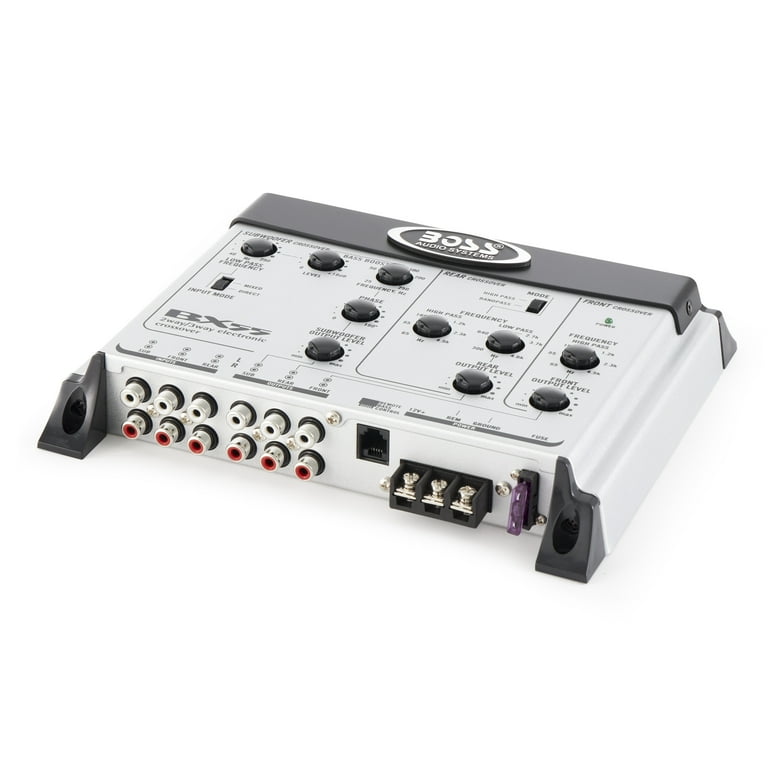 Boss Audio Systems BX55 2/3 Way Car Audio Crossover, Remote