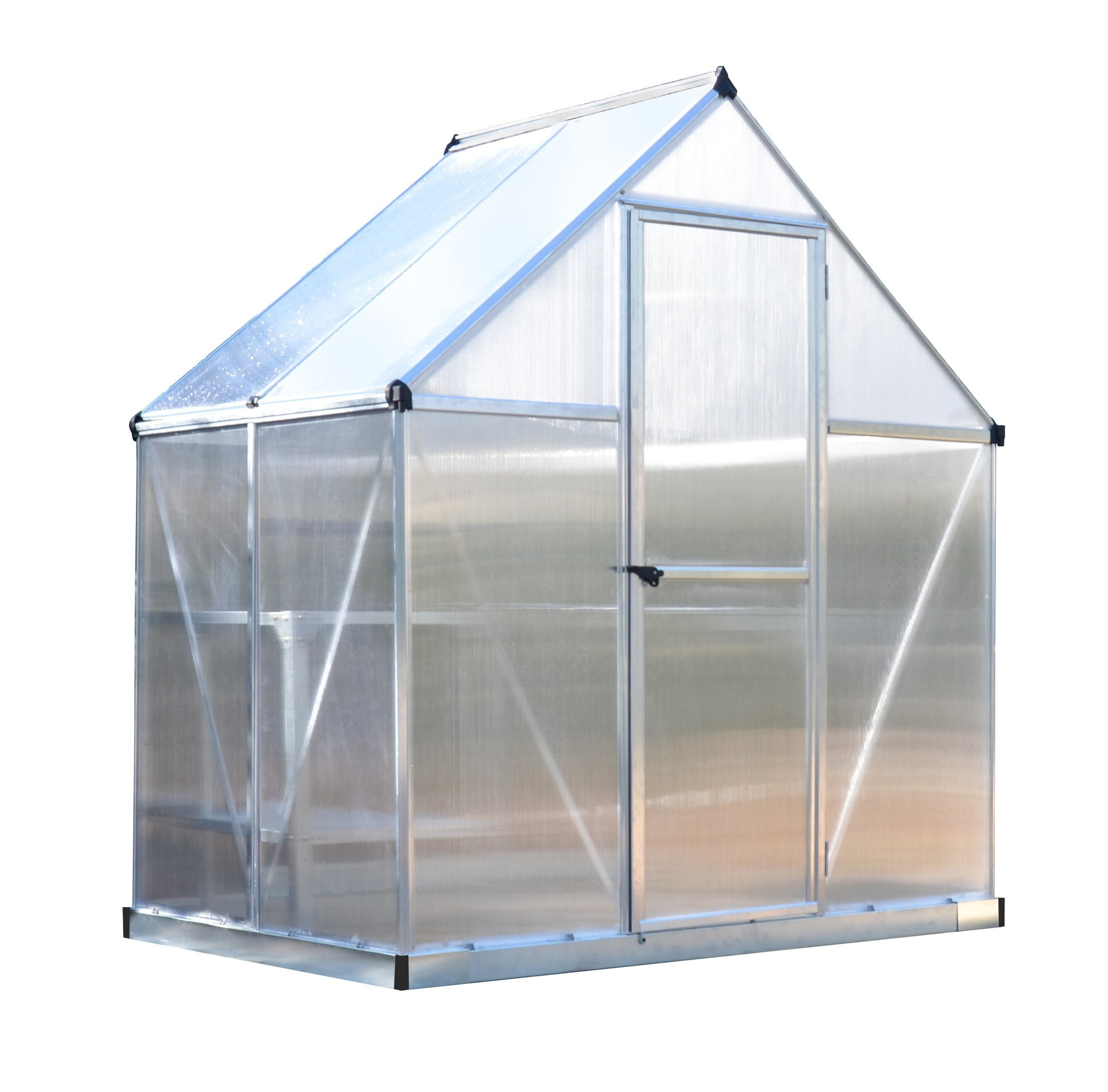 Greenhouses & Accessories Palram HG5005PH Mythos Greenhouse Silver 6x4