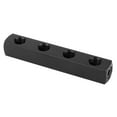 thumbnail image 4 of SUS304 Pneumatic Air Hose Inline Manifold Block Splitter  Aluminum Air Compressor Hose Inline 1/4 Inch BSPP Thread Black, 4 of 8