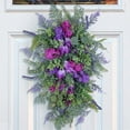 thumbnail image 4 of ufehgfjh Up to 60% off, Holiday Decorations, Purple Decorative Ring Clove Hyacinth Hydrangea Macrophylla Big Leaf Colorful Spring And Summer Garland Home Decoration Clearance, 4 of 6