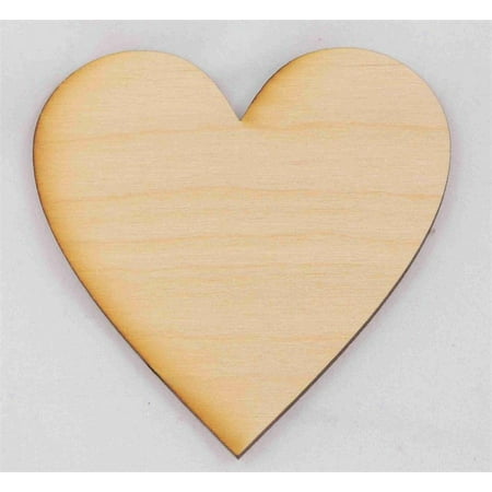 3 Inch Rubber Heart - Package Of 10, 3 Inch X 1/8