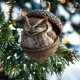 thumbnail image 4 of Adornos de avellana de resina con animales durmiendo | Adorable decoración de ardilla, búho, conejo y erizo | Adornos para árbol de Navidad de 8 cm para decorar el hogar durante las fiestas y todo, 4 of 6