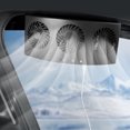 thumbnail image 1 of Car Window Vent Fan, 3 Position Design Independent Control Car Exhaust Fan ABS Plastic Shell  for Odor Removal Heat Dissipation, 1 of 7