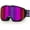 Black Frame Burgundy, variant on Ski/Snowboard Goggles for Men Women, OTG Snow Goggles Anti Fog UV Protection