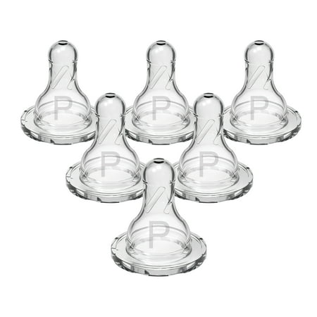UPC: 0072239305751 | Dr. Brown’s Natural Flow Preemie Flow Narrow Baby Bottle Silicone Nipple Slowest Flow 0m+ 100% Silicone Bottle Nipple 6 Pack