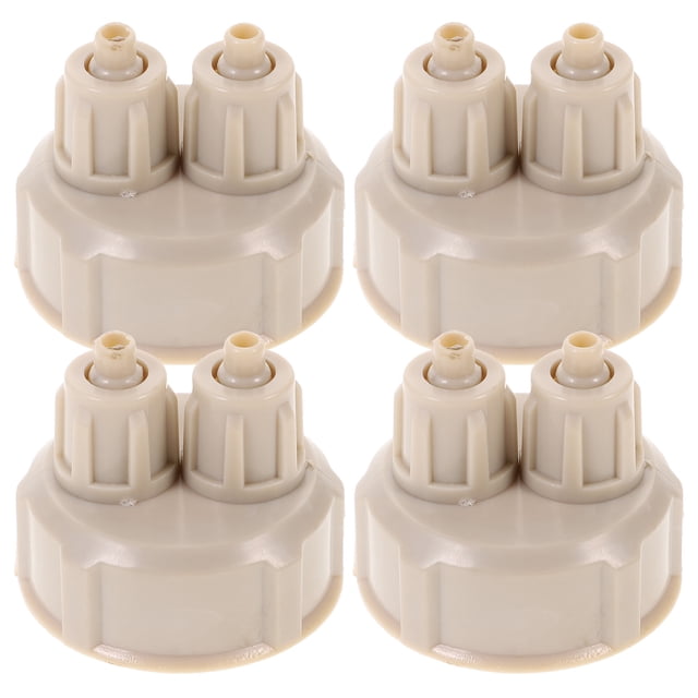 KAKOWELY 4Pcs Aquarium Bottle For Live Plant CO2 Diffuser Air Generator System DIY Tool,1.3X"X1.3"X1.18"