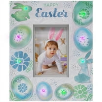 Fine Photo Gifts Light up Happy easter 4x6 or 5x7 Wooden Picture Frame