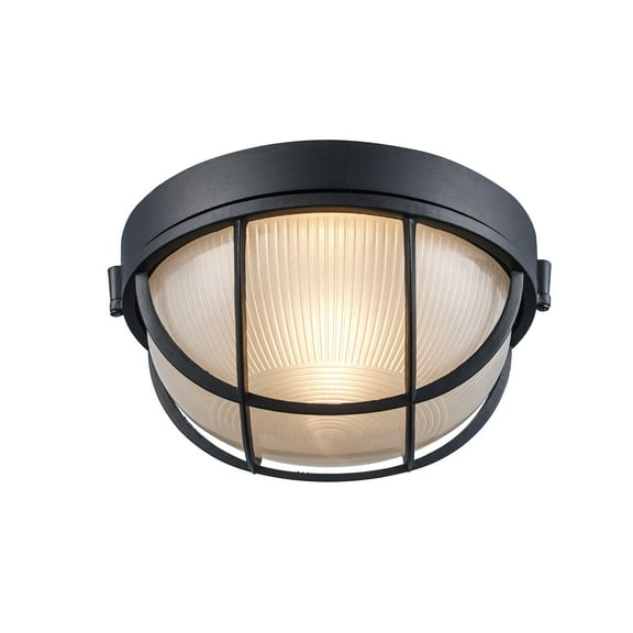 Trans Globe Lighting 41515 10" Width 1 Light Flush Mount Bulkhead Outdoor Wall Sconce -
